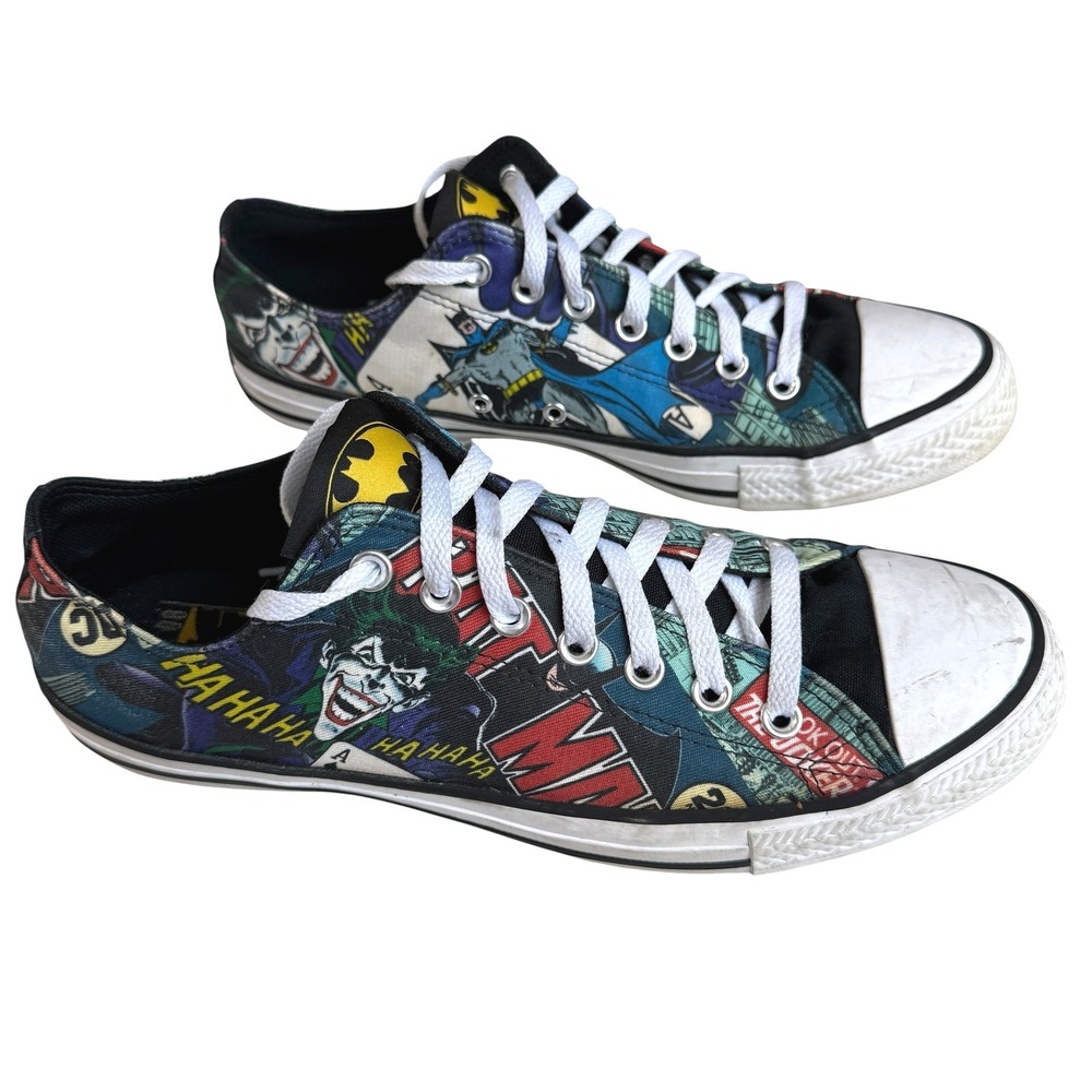 Converse Batman Chuck Taylor All Star Mens 11 Ltd Edition 80th Anniversary Joker